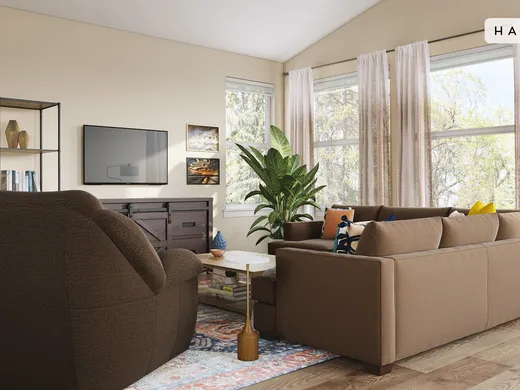 Living Room · Contemporary designed by Claire