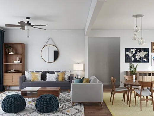 Dining Room · Eclectic designed by Kaity