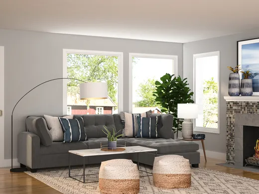 Living Room · Contemporary designed by Madison
