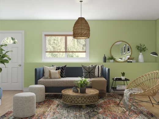 Living Room · Eclectic designed by Lyndsi