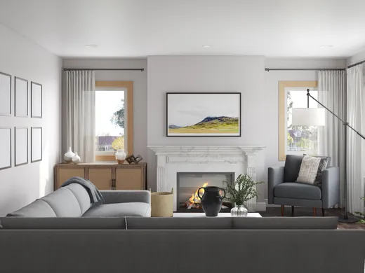 Living Room · Eclectic designed by Brianna