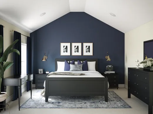 Bedroom · Transitional designed by Libby