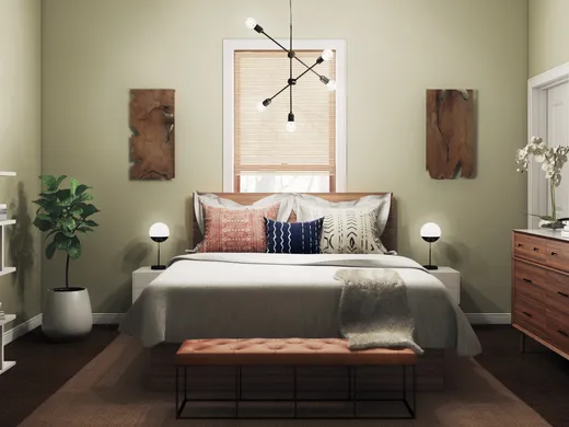 Bedroom · Bohemian designed by Brad