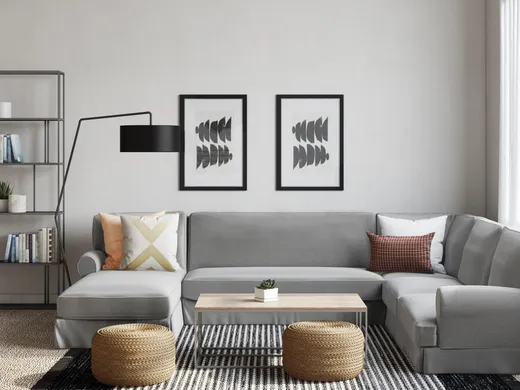 Living Room · Midcentury Modern designed by Savannah