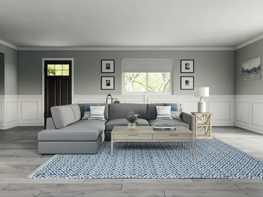 Living Room · Coastal designed by Caroline