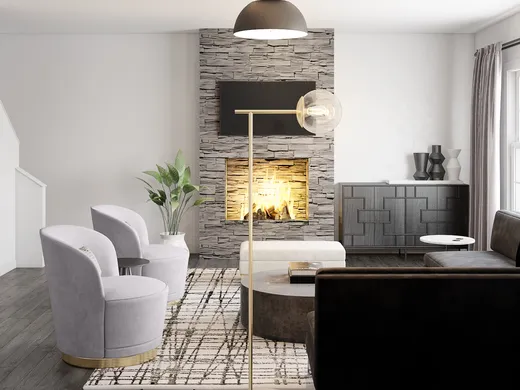 Living Room · Modern designed by Erin