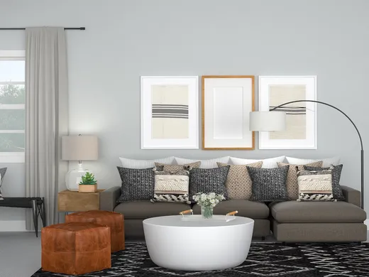 Living Room · Eclectic designed by Kelcy
