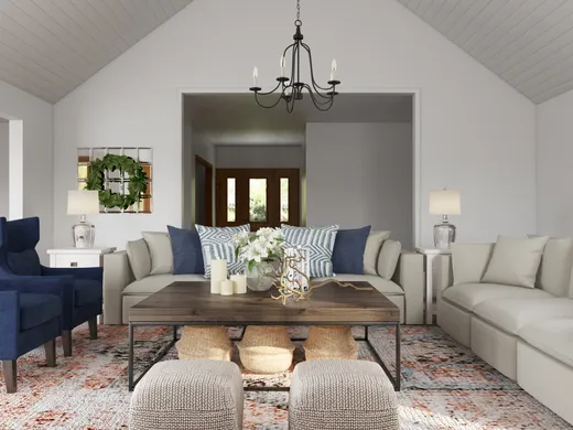 Living Room · Farmhouse designed by Shirley