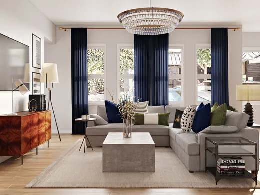 Living Room · Contemporary designed by Sable