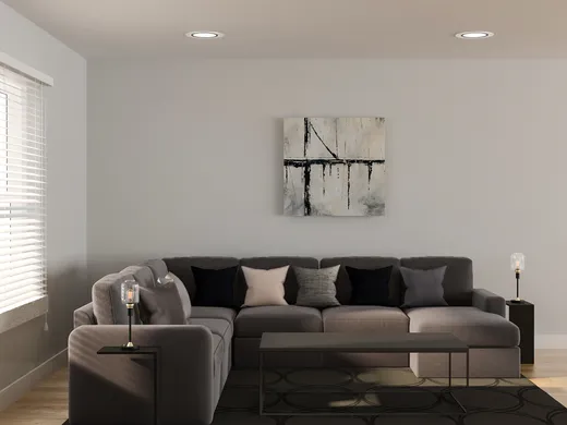 Living Room · Contemporary designed by Sharon
