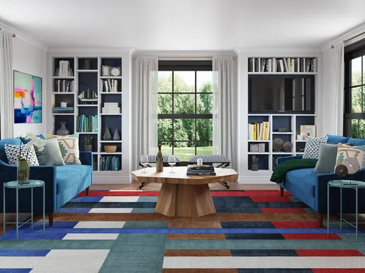 Living Room · Eclectic designed by Brady