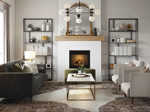Living Room · Industrial designed by Hannah