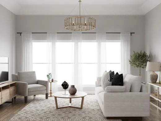 Living Room · Contemporary designed by Meghan