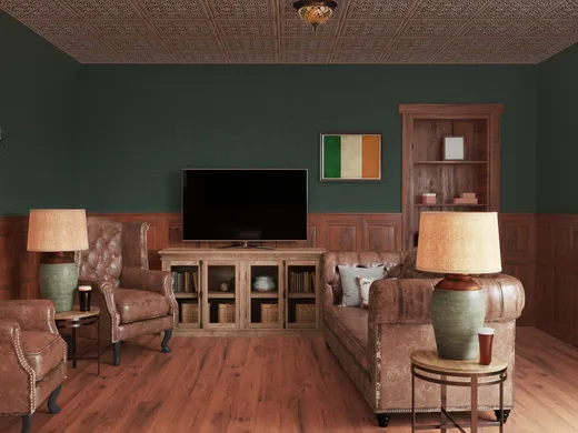 Living Room · Rustic designed by Elizabeth