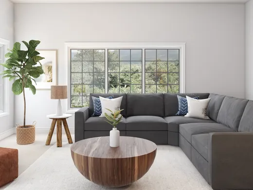 Living Room · Contemporary designed by Sarah
