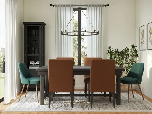 Dining Room · Industrial designed by Abby