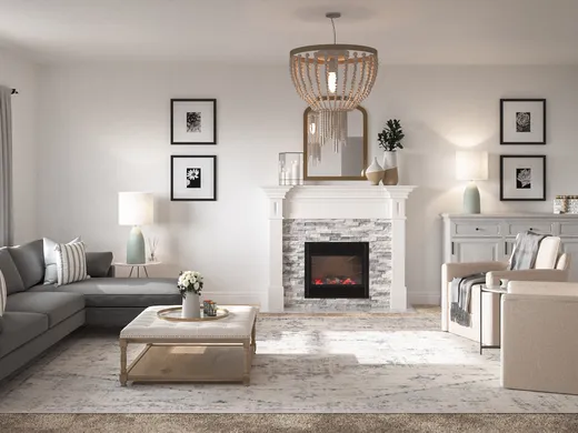 Living Room · Glam designed by Lilly