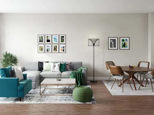 Living Room · Contemporary designed by Catrina