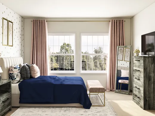 Bedroom · Contemporary designed by Erin