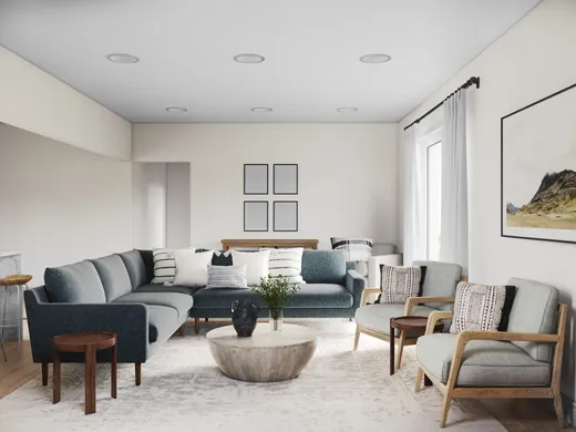 Living Room · Eclectic designed by Brianna