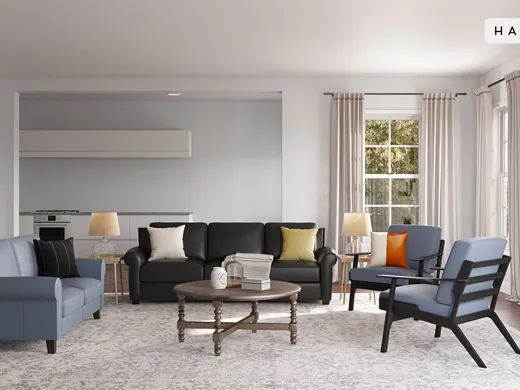 Living Room · Farmhouse designed by Kaelin