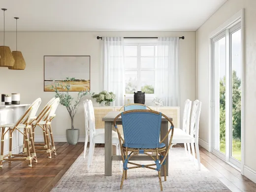 Dining Room · Coastal designed by Kacey