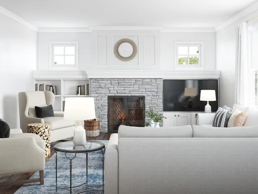 Living Room · Contemporary designed by Vivian