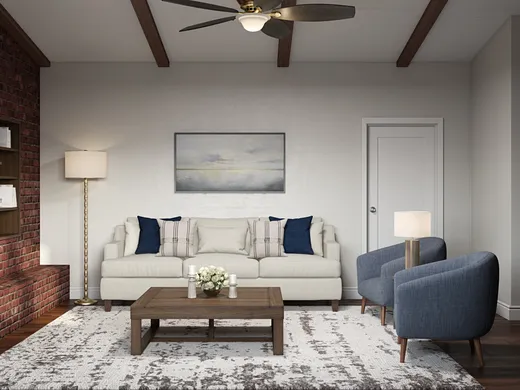 Living Room · Contemporary designed by Laura