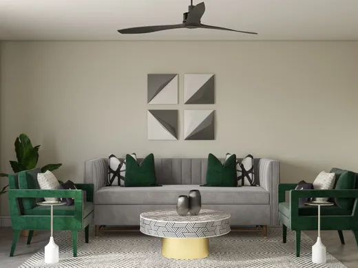 Living Room · Contemporary designed by Brea