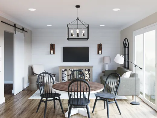 Living Room · Farmhouse designed by Paige