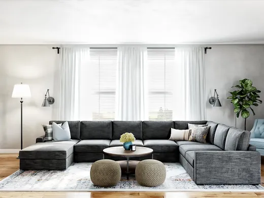 Living Room · Farmhouse designed by Sam