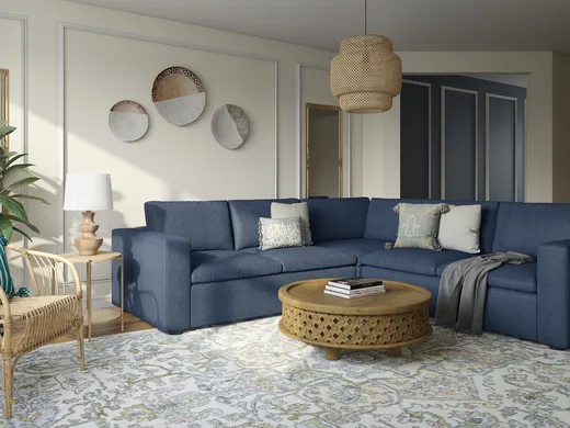 Living Room · Eclectic designed by Leslie