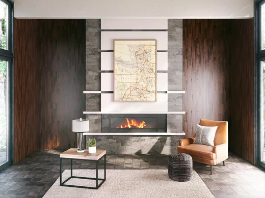 Living Room · Industrial designed by Robyn
