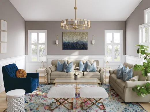 Living Room · Eclectic designed by Paige