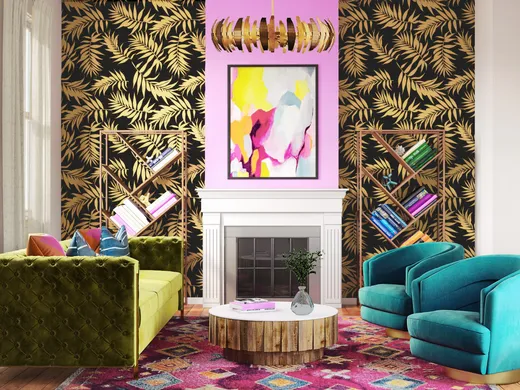 Living Room · Eclectic designed by Marie