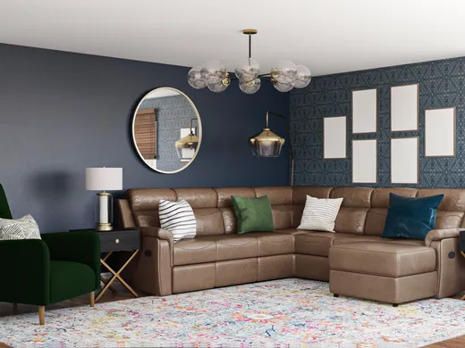 Living Room · Midcentury Modern designed by Emily