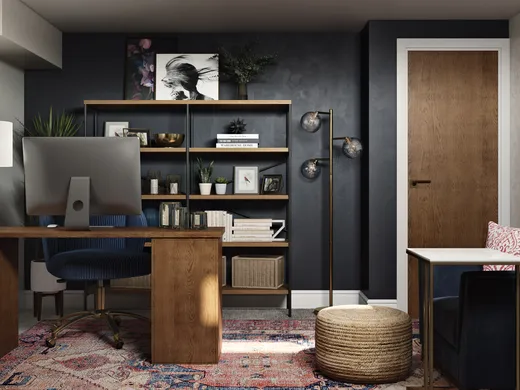 Office · Eclectic designed by Erin