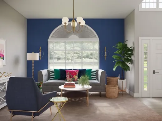 Living Room · Eclectic designed by Christina