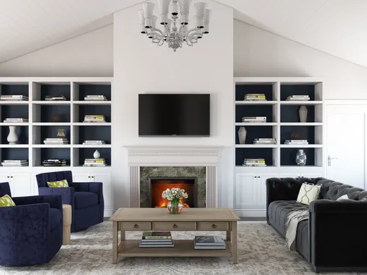 Living Room · Rustic designed by Liliana