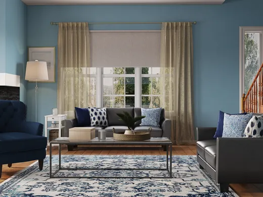 Living Room · Coastal designed by Marsha