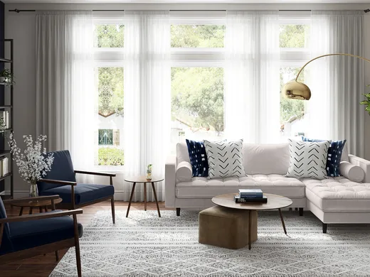 Living Room · Bohemian designed by Carsey