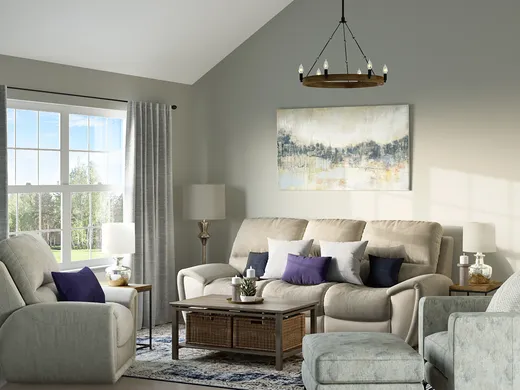 Living Room · Farmhouse designed by Julie