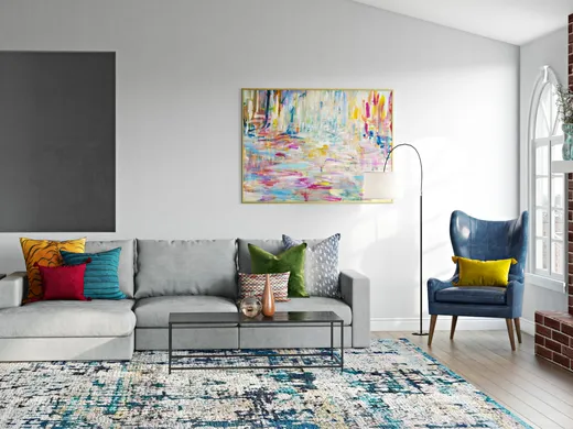 Living Room · Contemporary designed by Elyse