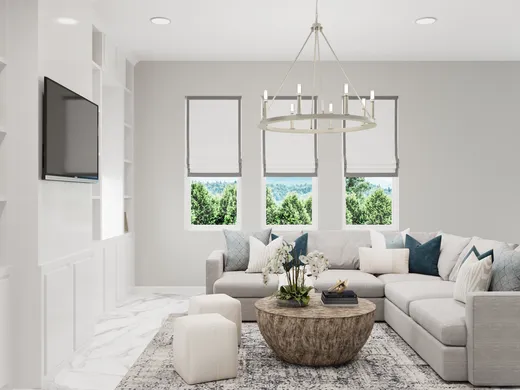 Living Room · Contemporary designed by Lyndsi