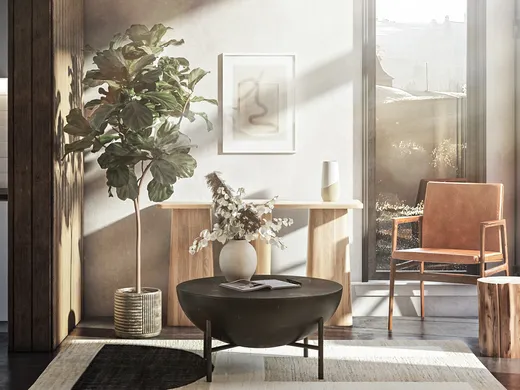 Living Room · Contemporary designed by Lyric