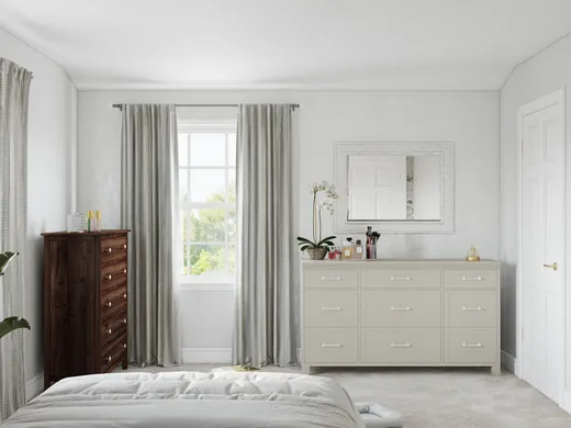 Bedroom · Transitional designed by Hanna