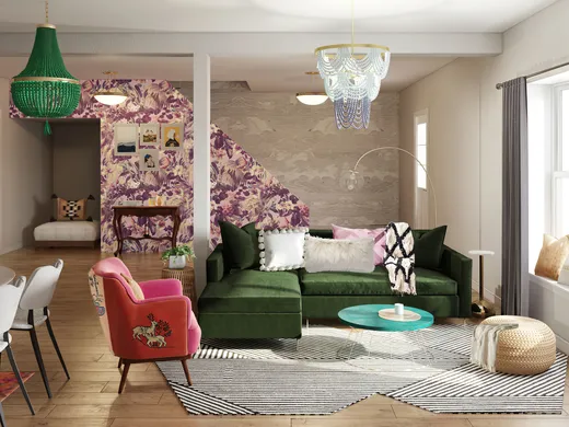 Living Room · Bohemian designed by Daniela