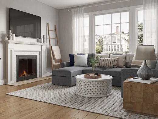 Living Room · Traditional designed by Madeline