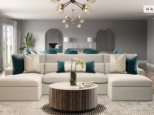 Living Room · Contemporary designed by Dani