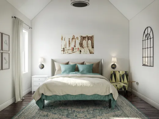 Bedroom · Farmhouse designed by Kyla